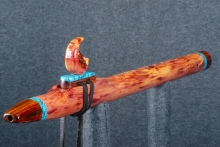 Easter Red Cedar Burl Native American Flute, Minor, Mid F#-4, #Q15A (1)